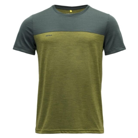 Devold NORANG MERINO 150 Pánske tričko, tmavo zelená, veľkosť