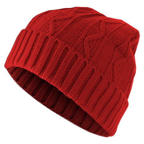 Beanie Cable Flap Beanie - Red MSTRDS