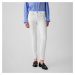 Kalhoty GAP Denim Pants Skinny - Mid Rise Optic White