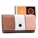 Farebná dámska kožená peňaženka na patentku — Peterson