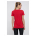 Bavlnené tričko Rossignol červená farba, RLKWY05