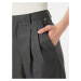 SCOTCH & SODA Plisované nohavice  sivá melírovaná / jedľová