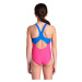 Arena splash point swimsuit v back girls fuschia