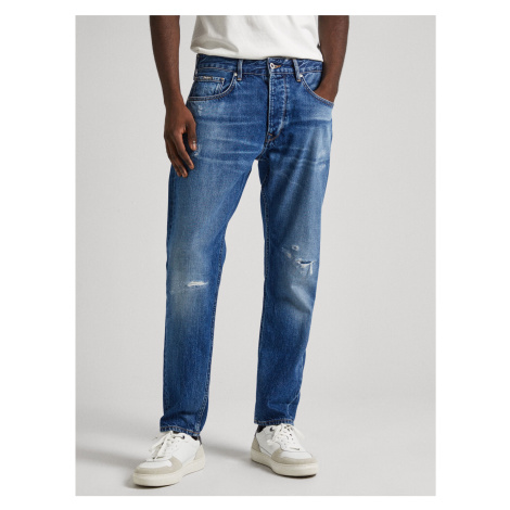 Blue Men's Straight Fit Pepe Jeans - Men's