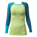 Women's Functional Bamboo Long Sleeve T-Shirt - Green - Kerosene Sleeves