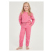 TARO Dievčenské pyžamo Eryka3031 zz31-ružová