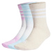 ADIDAS SPORTSWEAR Športové ponožky 'Dip-Dyed 3-Stripes Cushioned '  béžová / azúrová / fialová /