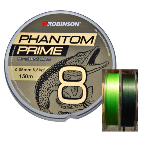 ROBINSON Phantom Prime X8 svetlo zelená priemer 0,12 mm, nosnosť 11,8 kg