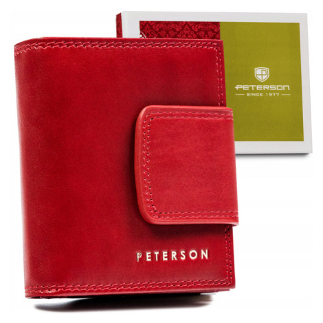 Dámska kožená peňaženka vo vertikálnej orientácii — Peterson