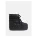 Členkové zimné topánky MOON BOOT RESORT COL. MB ICON LOW FELT-N003 BLACK MELANGE