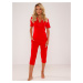 Pyjamas De Lafense 642 Noela kr/r S-2XL red 024