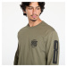 Tričko Horsefeathers Tall Typo Long Sleeve T-Shirt Burnt Olive