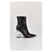 Členková Obuv Karl Lagerfeld Ankle Zip Boot Čierna