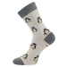 Voxx Sněženka Dámske vlnené merino ponožky BM000004111200100034 tučniaky