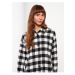 LC Waikiki Lcwk Plaid Long Sleeve Gabardine Oversize Women's Shirt Jacket