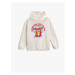 Koton Printed Hooded Sweatshirt