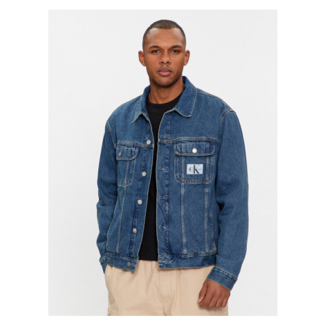 Calvin Klein Jeans Džínsová bunda Regular 90'S Denim Jacket J30J324972 Modrá Regular Fit