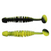 Berkley gumová nástraha powerbait power leech black sunshine yellow - 5 cm 12 ks