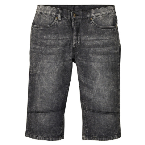 Strečové džínsové dlhé bermudy, Regular Fit bonprix