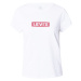 LEVI'S ® Tričko 'Graphic Authentic Tshirt'  červená / biela
