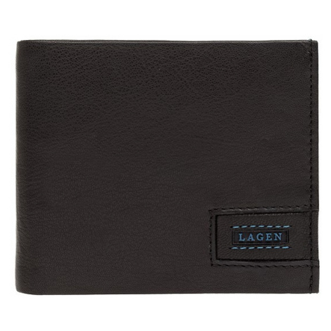 Pánska kožená peňaženka Lagen Dominic - čierna