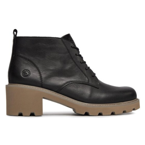 Remonte Šnurovacia obuv D0A76-01 Čierna