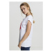 Mr. Tee Ladies Coca Cola Round Logo Tee white