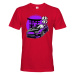 Pánské tričko s potlačou Toyoto Purple Supra -  tričko pre milovníkov aut