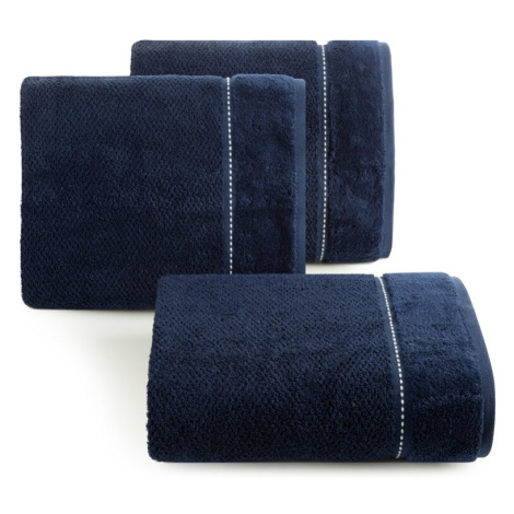 Eurofirany Unisex's Towel 424723 Navy Blue