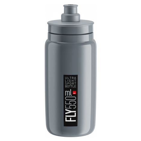 ELITE Cyklistická fľaša na vodu - FLY 550 ml - šedá