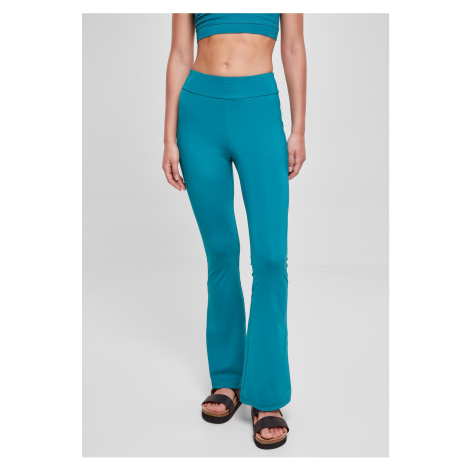 Women's recycled green high-waisted leggings Urban Classics