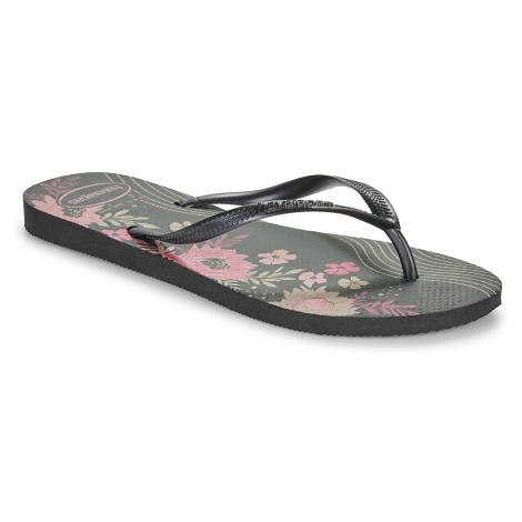 Havaianas  SLIM ORGANIC  Žabky Čierna