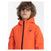 Chlapčenská lyžiarska bunda 4F JUNIOR TECHNICAL JACKET-JAW23TTJAM298-70S-ORANGE