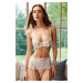 Trendyol Bride White Lace Piping Rope Strap Cupless Knitted Bra