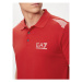 EA7 Emporio Armani Polokošeľa 3DPF51 PJULZ 1461 Červená Regular Fit