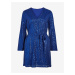 Modré dámske šaty VILA Viglitas Deep