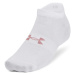 Ponožky UNDER ARMOUR 3 PACK-UA Essential No Show-WHT-1361459-100