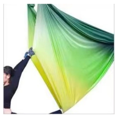 Sportago Aerial Yoga Hammock viacfarebný 2,7m - žluto-zelená - 7m