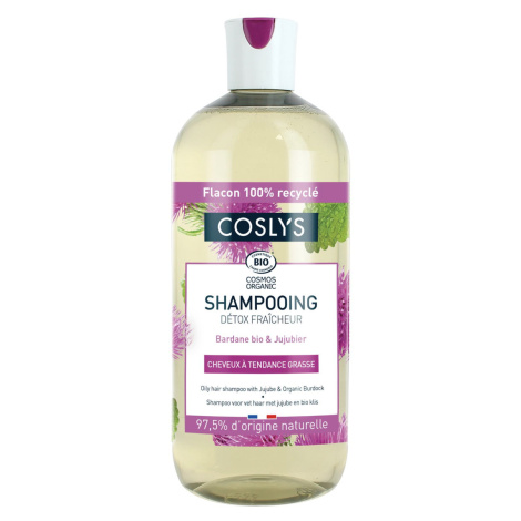 COSLYS - Šampón pre mastné vlasy lopúch a jujuba, 500 ml