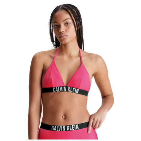 Dámske plavky vrchný diel CALVIN KLEIN TRIANGLE RP-KW0KW01967-XI1-Pink