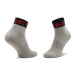 Calvin Klein Súprava 3 párov nízkych členkových ponožiek 701218722 Sivá