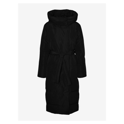 Čierny dámsky zimný kabát VERO MODA Leonie