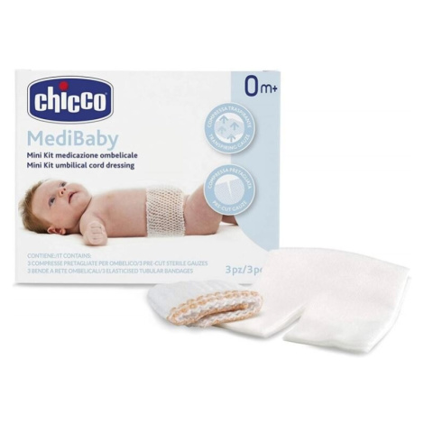 CHICCO Set na ošetrenie pupočníka Medibaby 3-3ks