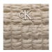 Calvin Klein Jeans Kabelka Crescent Buckle Shoulder Bag K60K611037 Béžová