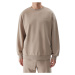 Pánska mikina 4F SWEATSHIRT-4FWSS24TSWSM1027-83S-BEIGE