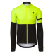 AGU Cyklistický dres s dlhým rukávom zimný - DUO WINTER - žltá/čierna
