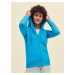 Blue Lady fit Fruit Of The Loom hoodie