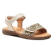 Froddo Sandále Lore Sparkle G3150226-2 Zlatá
