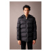 DEFACTO Slim Fit Hooded Lined Puffer Coat