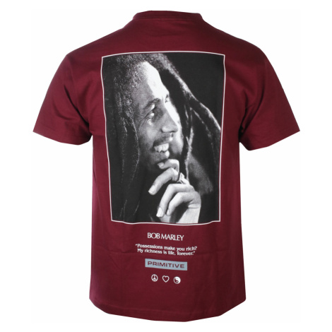 Tričko metal PRIMITIVE Bob Marley Life Forever Čierna